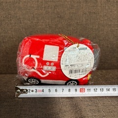 GOGOサイレンカー　音がなる　ぬいぐるみ　消防車　おもちゃ　新品未使用　未開封　キーホルダーの画像