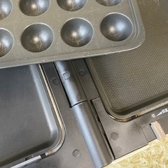 折りたたみ 両面ホットプレート DPO-133 プレート3枚 たこ焼きの画像