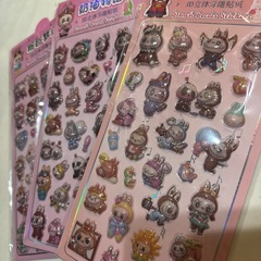 ボンボンドロップシール　ラブブ①の画像