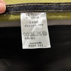 (決まりました)オットマン スツール ソファ ファブリックオリーブグリーン スクエアの画像