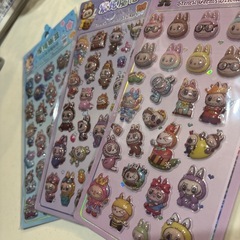 ボンボンドロップシール　ラブブ②の画像