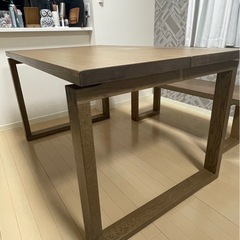 【IKEA ダイニングテーブル & ベンチ セット】の画像