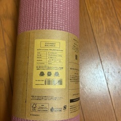 【新品・未使用】ヨガマット（6mm） ピンク系　の画像