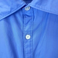 :colon コロン ダブルポケット シャツ 1 ブルー CSH-4 メンズの画像