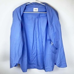 :colon コロン ダブルポケット シャツ 1 ブルー CSH-4 メンズの画像