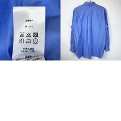 :colon コロン ダブルポケット シャツ 1 ブルー CSH-4 メンズの画像