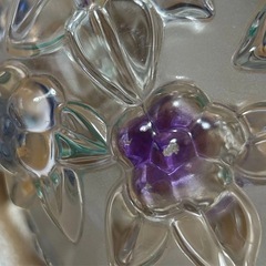 ガラス製アンティーク　フラワーベース 花瓶 の画像