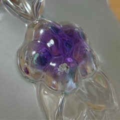 ガラス製アンティーク　フラワーベース 花瓶 の画像