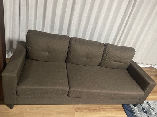 【未使用品】Kayu style ウェビィング バードアイ ソファ 2人掛け 未使用品】Kayu style ウェビィング バードアイ ソファ 2人掛け