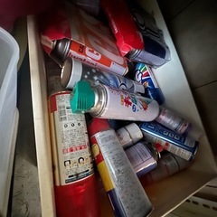 スプレー缶　各種の画像