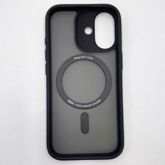 ESR iPhone 17 Classic ハイブリッドマグネットケース カメラコントロール対応 フロストブラック MagSafe充電 防塵 衝撃吸収の画像
