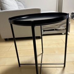 IKEAサイドテーブル  GLADOMブラックの画像