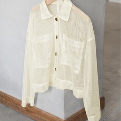 メッシュラメショートシャツの画像