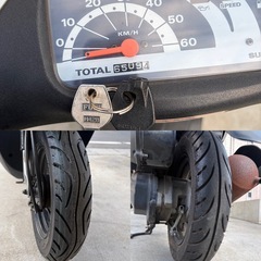 傷値引¥56,000→¥48,000　レッツ2 原付　バイク 4の画像