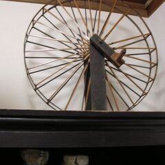 古民具　昔の糸巻き道具の画像