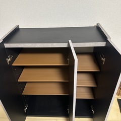 ［お取引確定］収納ラック　シューズボックスの画像