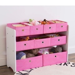 おもちゃ収納棚　の画像