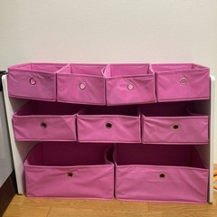 おもちゃ収納棚　の画像