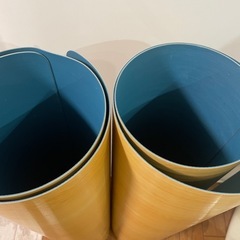 チェアマット　2枚セット　120×90 　木目調　　の画像