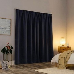 SunZero 1級遮光カーテン ネイビー の画像