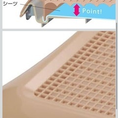 バンビーノ ドッグメッシュトレー ワイド　犬　トイレの画像