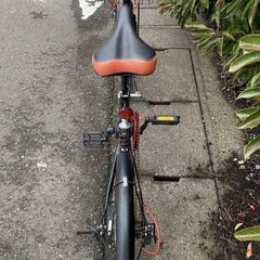 【点検/整備済】 20インチ 6段変速 折り畳み 自転車 黒の画像