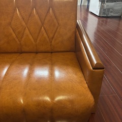 ※譲り先決まりました　2人掛け　ソファの画像