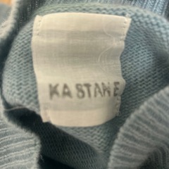 カスタネ　水色ニットの画像