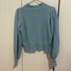 カスタネ　水色ニットの画像