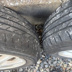 ダイハツ　純正　　　アルミホイール(タイヤ付)の画像