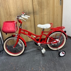 中古車　幼児用　ハローキティ　16インチ　美品の画像