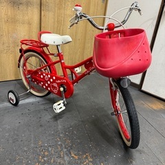 中古車　幼児用　ハローキティ　16インチ　美品の画像