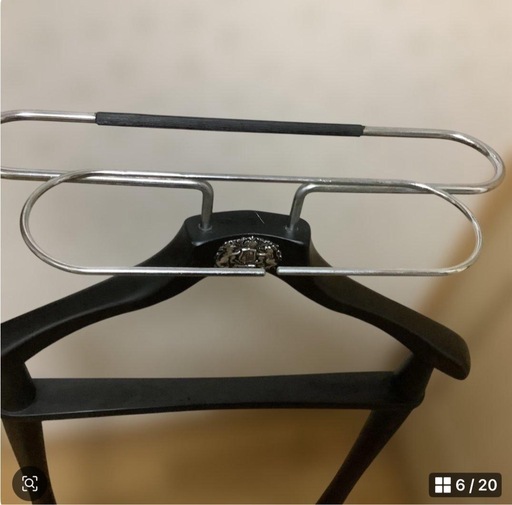 昭和レトロ ナジコ スーツハンガーラック ハンガーラック ノベルティ 木製