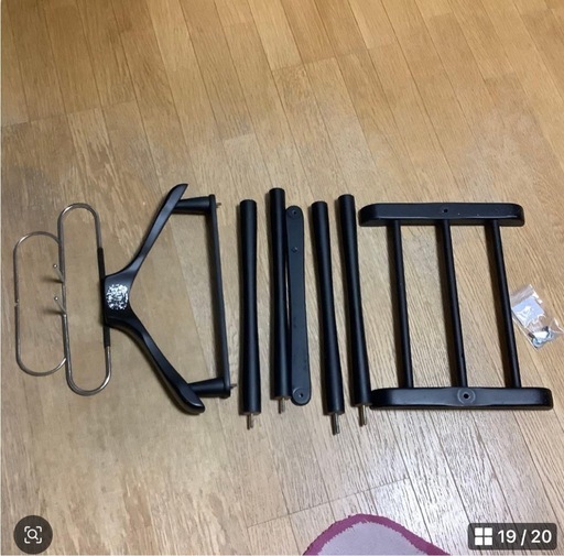 昭和レトロ ナジコ スーツハンガーラック ハンガーラック ノベルティ 木製