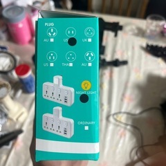海外製品用コンセントタップの画像