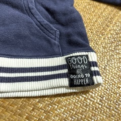 アプレレクール　80 パーカー　ネイビーの画像