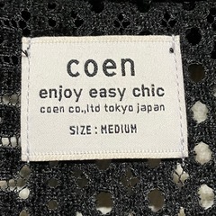 新品　COEN コーエン　メッシュシャツ の画像