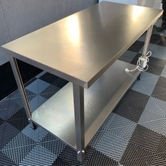 ステンレス製2段作業テーブル 120cmの画像