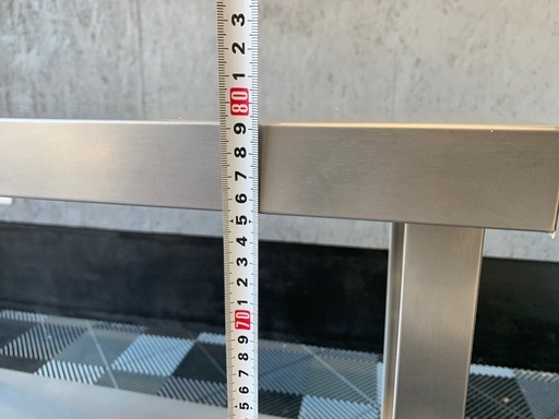 ステンレス製2段作業テーブル 120cm