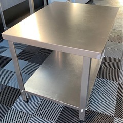 ステンレス製2段作業テーブル 約75cm
の画像