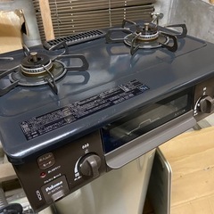パロマ　都市ガス用　2口コンロ　左強火力の画像