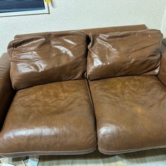 本革ソファの画像
