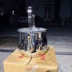 ステンレス やかん 5Lサイズ 深型茶こし付きの画像