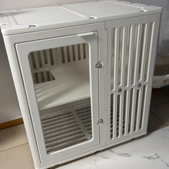 【美品】ペット用 アクリル 2段ケージの画像