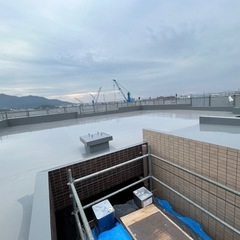 漏水箇所の補修及び防水層の新設工事！