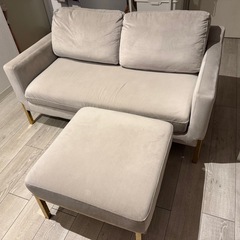 フランフラン スプラン ソファ ライトベージュの画像