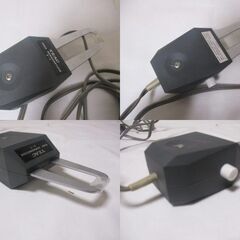 G∝足256 ヘッドイレーサー 中古品 TEAC E-1 通電確認済み 消磁器 検：HEAD DEMAGNETIZER カセットデッキ オープンリール オーディオ機器の画像