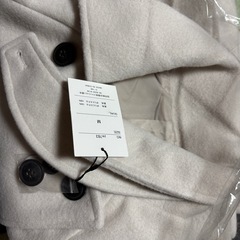 GRL　襟3wayベルト付きフェイクウールトレンチコート[ze783]の画像