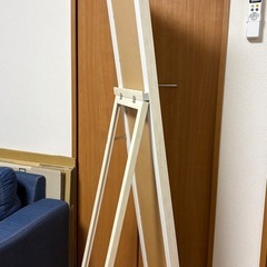 📌ニトリ/鏡（フレームホワイトウッド風）の画像