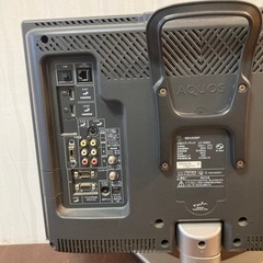 シャープ AQUOS 20V型 ハイビジョン LC-20E5　電源コード付きの画像